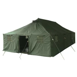 Rent a 12-person army tent